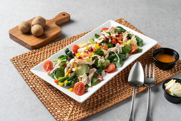 Korean food dish Chicken Breast Salad