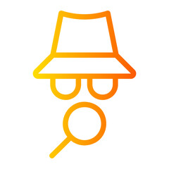 detective gradient icon