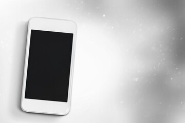 Modern new smartphone with blank screen