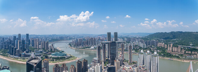 Panorama of Chongqing City Scenery, China
