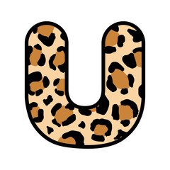 U leopard alphabet