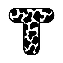 T cow alphabet