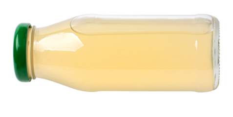  juice bottles isolated