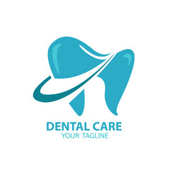 abstract logo design dental care