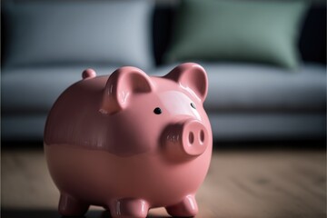 A piggy bank for savings