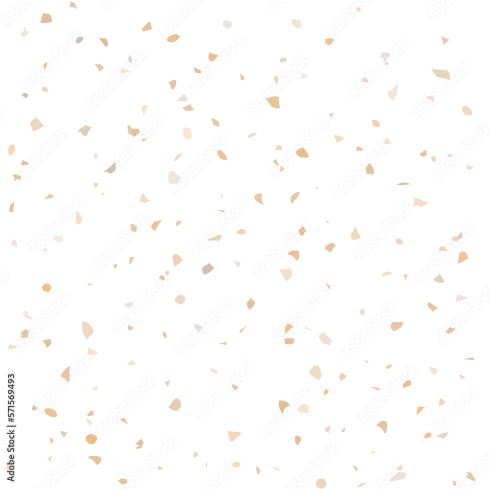 Poster Terrazzo flooring textured surface modern abstract pattern. Vector seamless abstract repeat with chips of marble or granite in soft pastel colors.