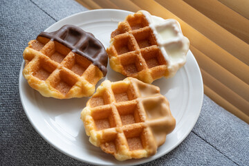 ワッフルの食べ物の壁紙