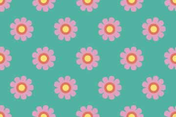 HAND DRAWN FALORAL SEAMLESS PATTERN VECTOR