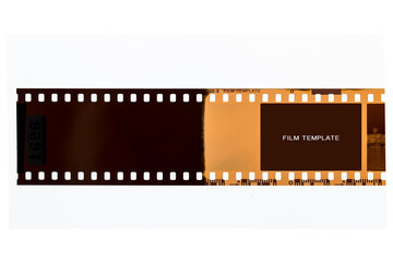 (35 mm.) film collections frame.With white space.film camera.