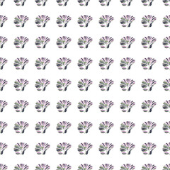 Seamless pattern with tropical leaves. Stylized floral background.