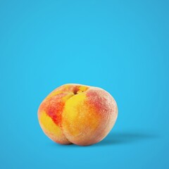 Fresh ripe tasty sweet peach fruit