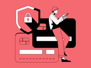 Internet finance and wealth management investment flat vector concept operation hand drawn illustration
