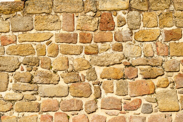 stonework detail of an old roman wall