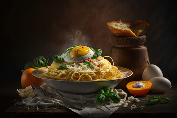 Delicious carbonara, generative ai