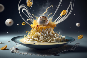 Delicious carbonara, generative ai