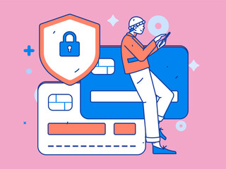 Internet finance and wealth management investment flat vector concept operation hand drawn illustration
