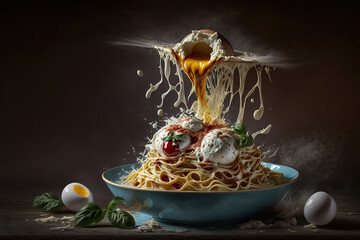 Delicious carbonara, generative ai
