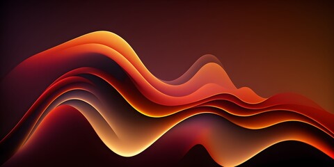 abstract red wavy design created using AI Generative Technology