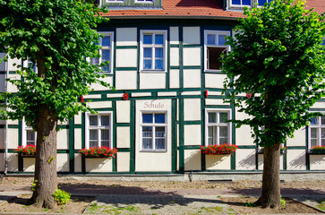 Alte Schule Joachimsthal, Brandenburg, Deutschland