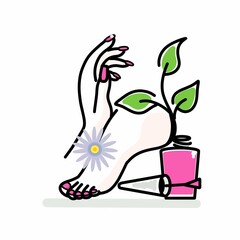 Logo for creating manicure posters