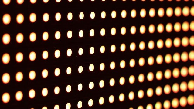 Bright-colored LED SMD video wall with high saturated patterns - close-up 4k video