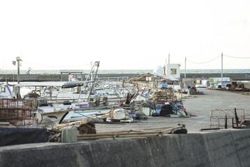 日本の漁港 Japanese fishing port