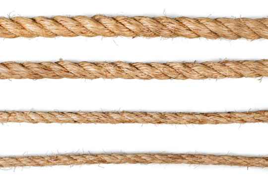 Various ropes  and cord collection household with rope texture