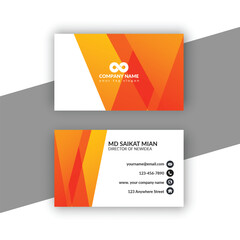 creative modern smart premium black and gold business card
