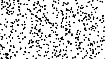 Black circles on a white background. Background in 4k format 3840 х 2160.