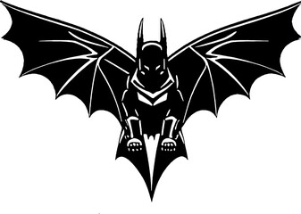 vector illustration of bat logo