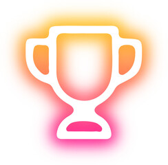 Set of Sport icon neon