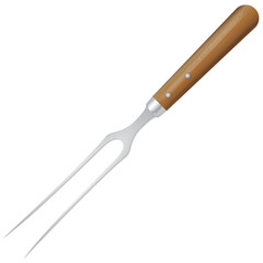 fork to carve Knife Object Illustration