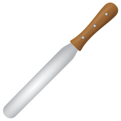 Spatula knife vector Object Illustration 