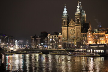 Obraz premium Amsterdam is the capital and most populous city of the Netherlands
