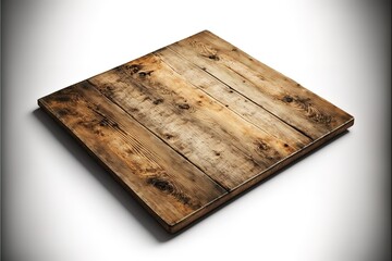Wooden tabletop isolated on white background Empty rustic wood table,For montage product display or design key visual layout.with clipping path