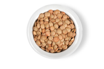 Asian colorful spices in white ceramic plate