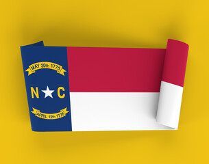 North Carolina Ribbon Banner