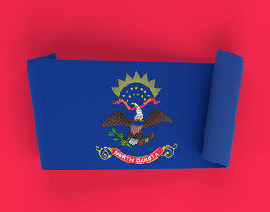 North Dakota Ribbon Banner