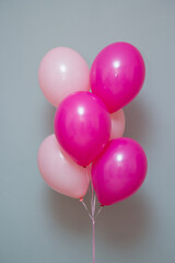 pink and purple balloons
