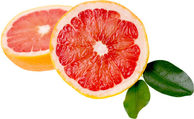 Grapefruit cut in half