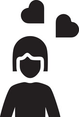 Love icon symbol vector image. Illustration of the valentine day symbol. EPS 10