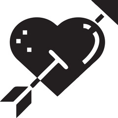 Love icon symbol vector image. Illustration of the valentine day symbol. EPS 10