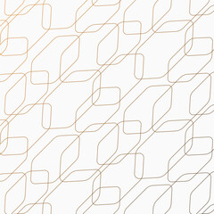 Geometric vector pattern, repeating linear rounded corner of hexagon shape. Pattern is clean usable for wallpaper, fabric, printing