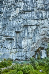 Mountain landscape. High mountains, and bright blue sky above the mountains