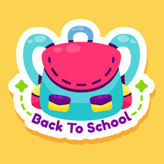 Some Back To School Sticker Illustration Artworks
