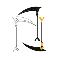 PROTOTYPE MODEL WEAPON SICKLE, CRESCENT, HOOK, SCYTHE