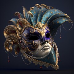 masks carnival of venice. generative ai