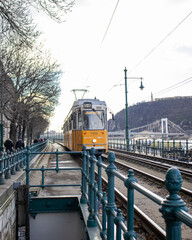 tram in the city