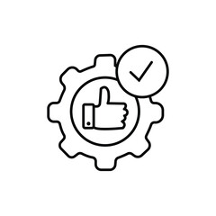 Best practices icons symbol vector elements for infographic web