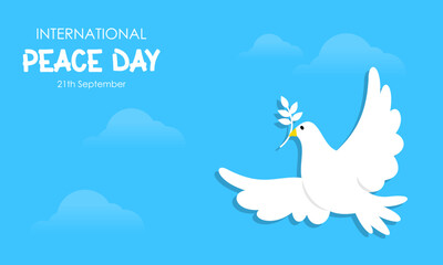 International Day of Peace Banner Background